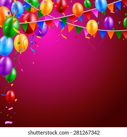 Set Different Color Balloons On White Stock Photo (Edit Now) 1689805246