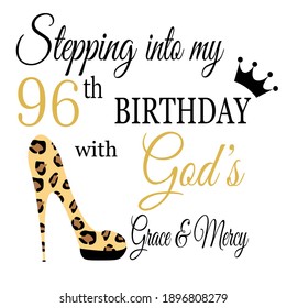 	Happy birthday party card vector illustration