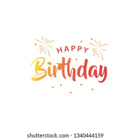 Happy Birthday Party and Celebrations Vector Template