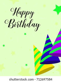 Happy birthday party invitation collection