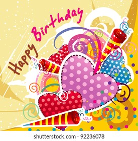 happy birthday party vector