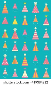 Happy birthday pattern vector illustration