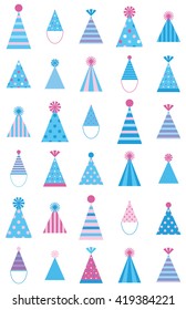 Happy birthday pattern vector illustration