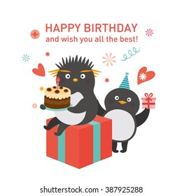 happy birthday penguin