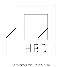 happy birthday photo frame line icon vector. happy birthday photo frame sign. isolated contour symbol black illustration