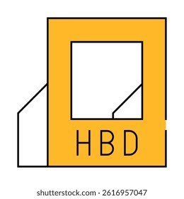 happy birthday photo frame line icon vector. happy birthday photo frame sign. isolated symbol illustration