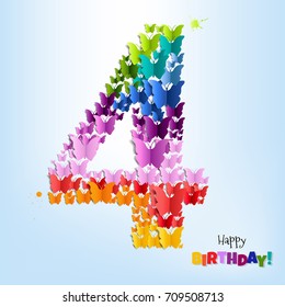 Anniversaire 4 Ans Images Stock Photos Vectors Shutterstock