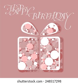 Happy birthday and present