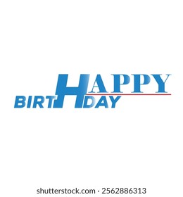  Happy Birthday Professional Logo for the boy with white background