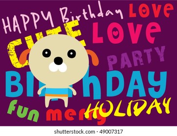 happy birthday puppy baby