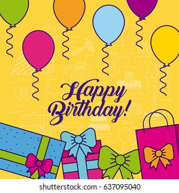 happy birthday related icons image 