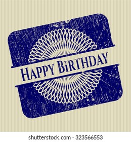 Textura de goma feliz cumpleaños