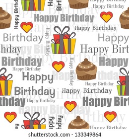 happy birthday seamless
