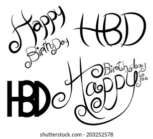 Happy Birthday Set