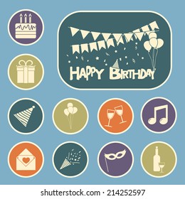 Happy birthday set