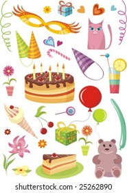 happy birthday set