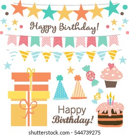 Happy Birthday set