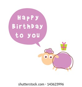 happy birthday sheep