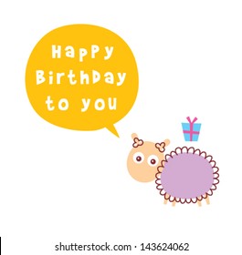 happy birthday sheep