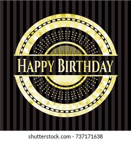 Happy Birthday shiny badge
