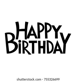 Happy Birthday sign. 
