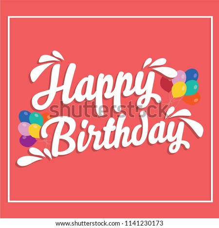 happy birthday signage stock vector royalty free 1141230173