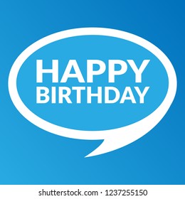 happy birthday sign,label. features speech bubble.happy birthday  tag sign,banner