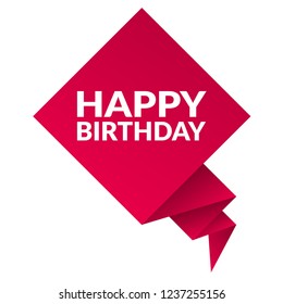 happy birthday sign,label. features speech bubble.happy birthday  tag sign,banner