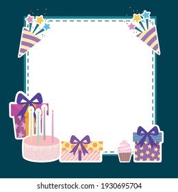 Happy Birthday space for text