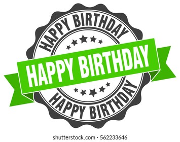 Happy Birthday Circle Images Stock Photos Vectors Shutterstock