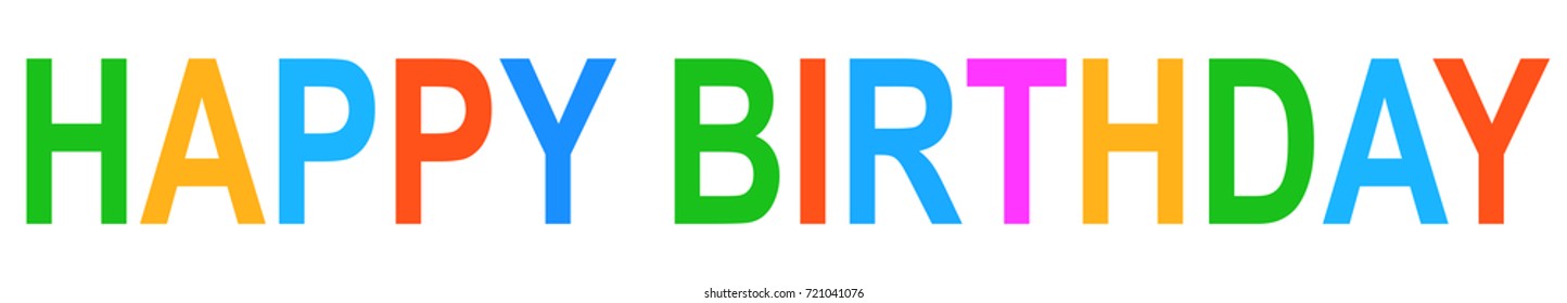 Happy birthday - stock vector