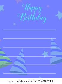 Happy birthday style party invitation