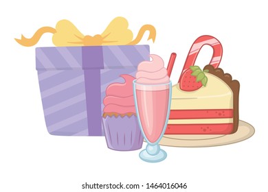 Happy birthday surprise design vector illustration