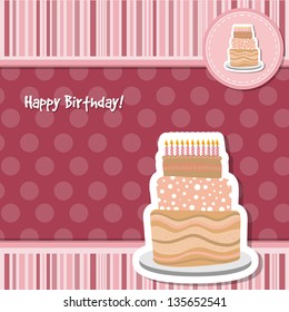 Happy birthday sweet card