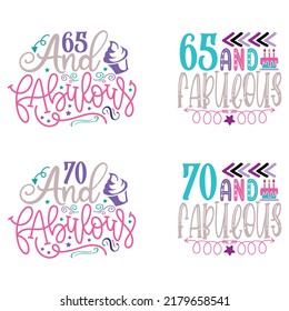 Happy Birthday T shirt And SVG Design Bundle, Vector EPS Editable Files Bundle, can you download this Designs Bundle..