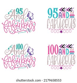 Happy Birthday T shirt And SVG Design Bundle, Vector EPS Editable Files Bundle, can you download this Designs Bundle..