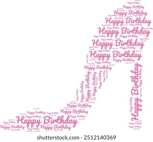 happy birthday text effect wish Happy Birthday Text Design for t-shirs