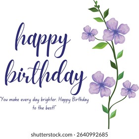 Happy birthday text effect wish