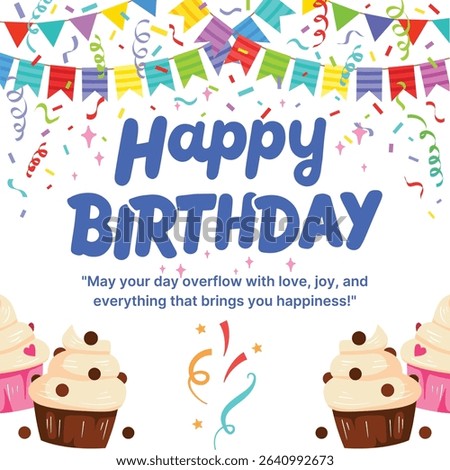 Happy birthday text effect wish