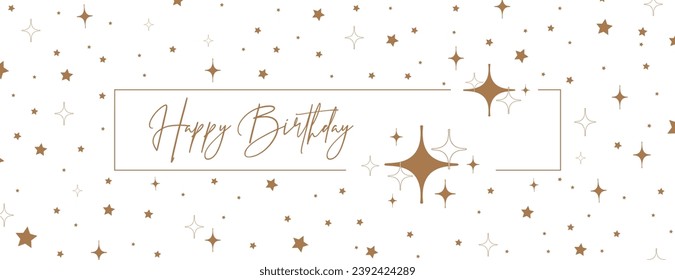 happy birthday text on white background.