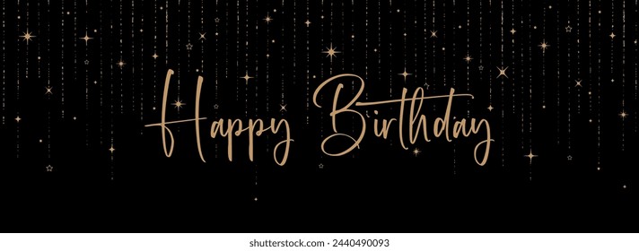 happy birthday text on white background.