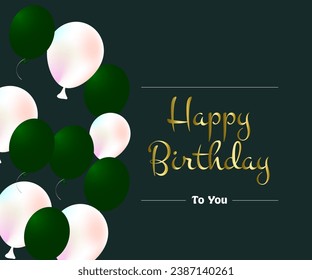 Happy Birthday Text Vector. Happy Birthday sign, design template, modern trend design, night neon signboard, night bright advertising, light banner. Editing text neon sign. 