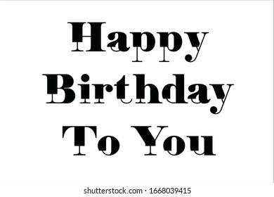 Herzlichen Glückwunsch zum Geburtstag mit weißem Hintergrund.