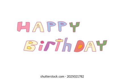 happy birthday theme decoration card