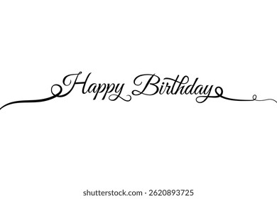 Happy birthday typography vector, background, greeting card in eps 10.