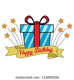 Happy Birthday typography vector design for greeting cards