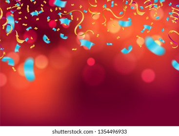 Happy Birthday typography vector design for greeting cards and poster with balloon in the style of cutouts