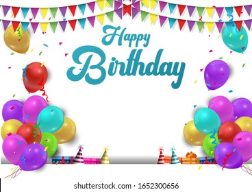 1,381 Happy birthday a4 Images, Stock Photos & Vectors | Shutterstock