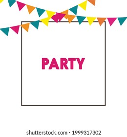 Happy Birthday typography vector design for greeting cards and poster with balloon, confetti, birthday celebration. Vector illustration