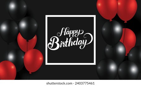 Diseño de vector de tipografía por cumpleaños feliz